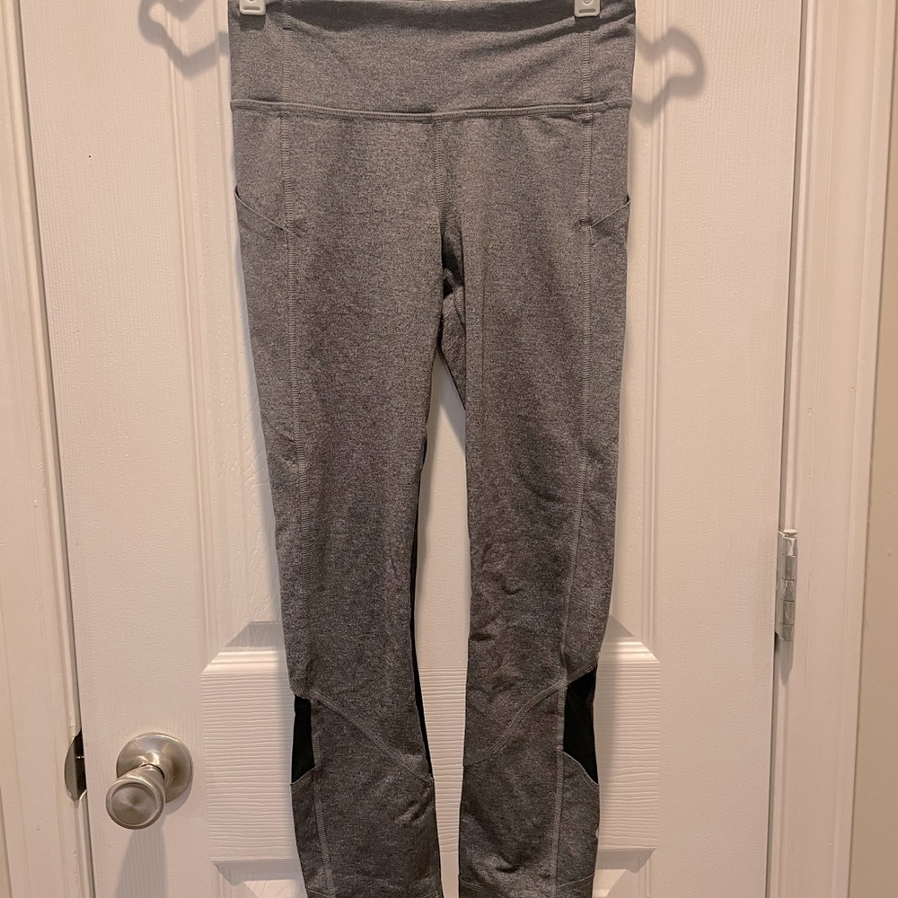 Lululemon grey leggings, 28”, size 2